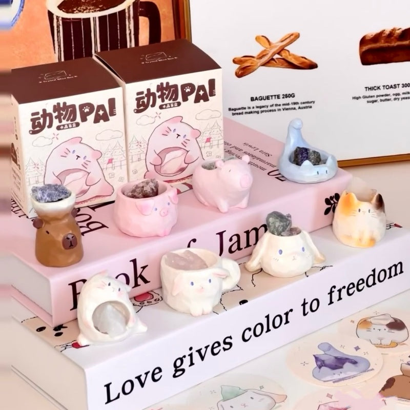 動物PAI水晶ブラインドボックス